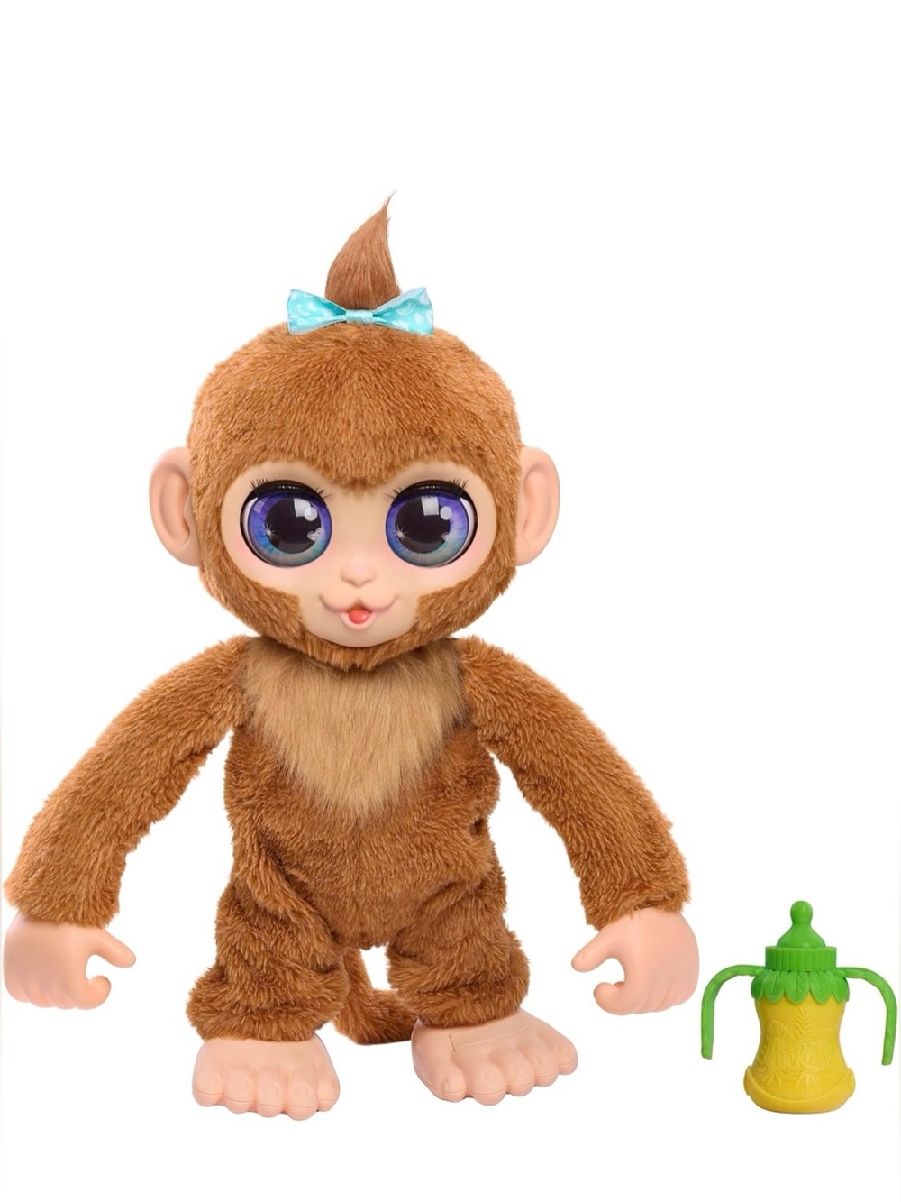 FurReal Peanut The Playful Monkey Interactive Toy 15-inch Realistic Plush